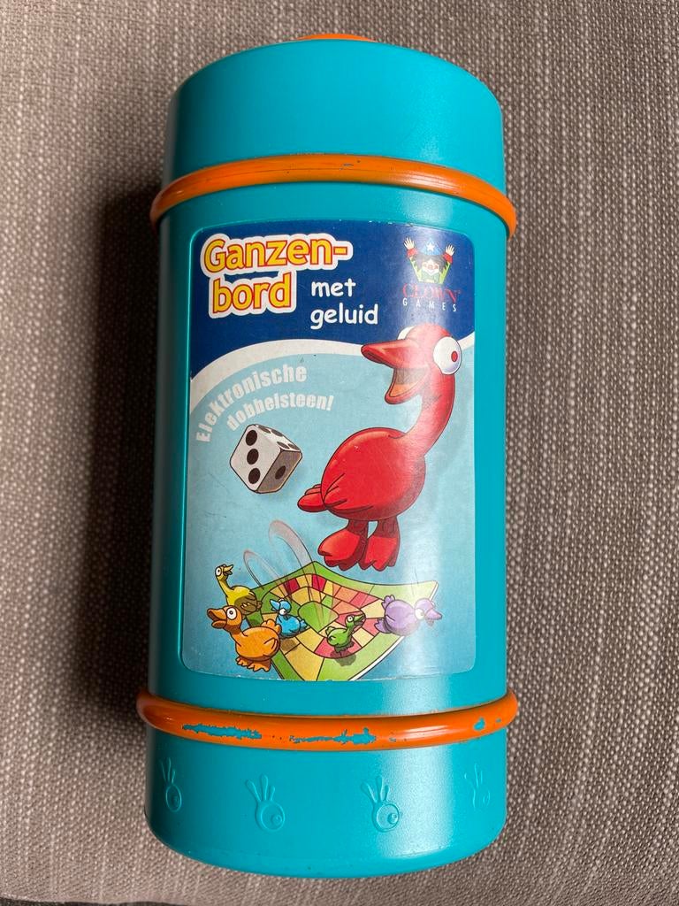 Ganzenbord met geluid en elektronische dobbelsteen, Hobby en Vrije tijd, Gezelschapsspellen | Bordspellen, Vijf spelers of meer