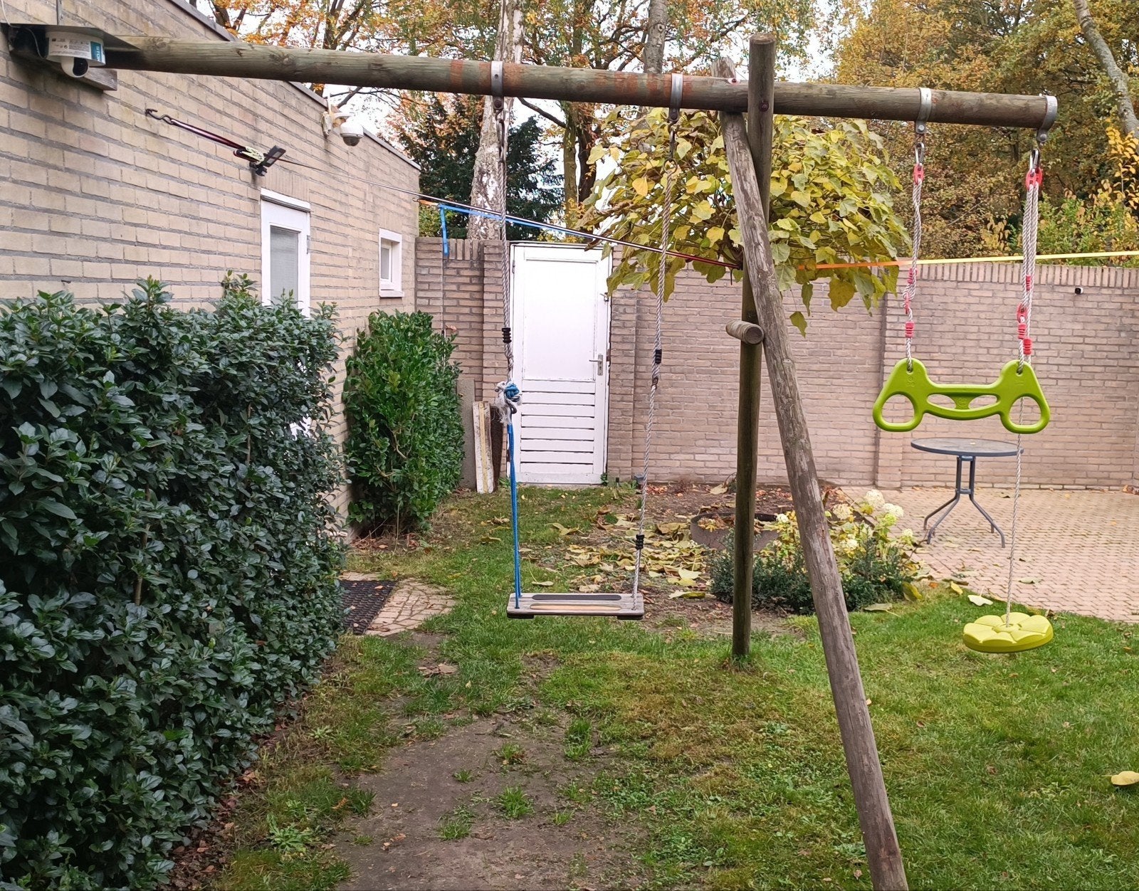 Houten Schommel, Kinderen en Baby's, Speelgoed | Buiten | Speeltoestellen, Ophalen, Schommel