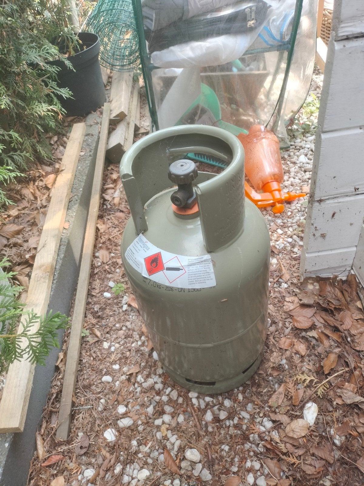 Gasfles, Ophalen