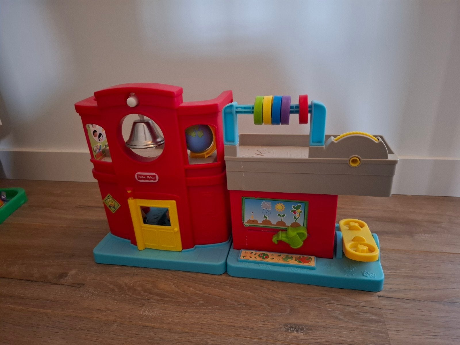Fisher-Price Little People Speelschool met geluid, Kinderen en Baby's, Ophalen of Verzenden, Zo goed als nieuw, Speelset, Met geluid