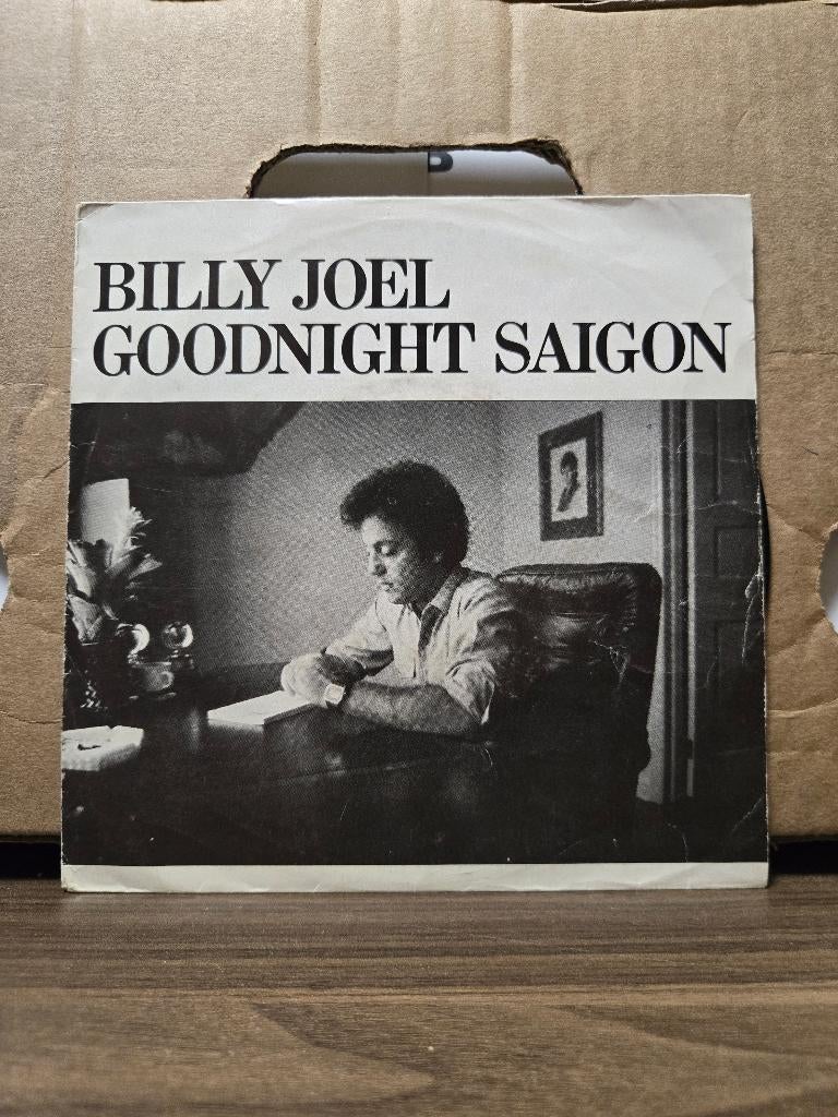 Billy Joel - Goodnight Saigon, Cd's en Dvd's, Vinyl Singles, Fotohoes, Ophalen of Verzenden, Zo goed als nieuw, Pop