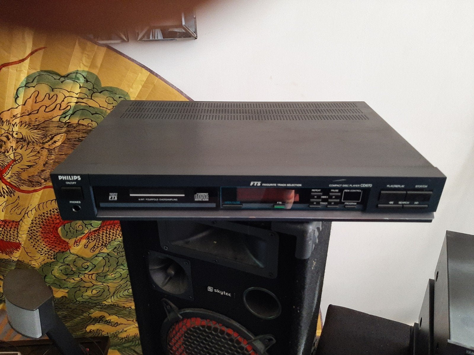 Philips CD670 Compact Disc Speler - Vintage Audio, Audio, Tv en Foto, Cd-spelers, Ophalen of Verzenden