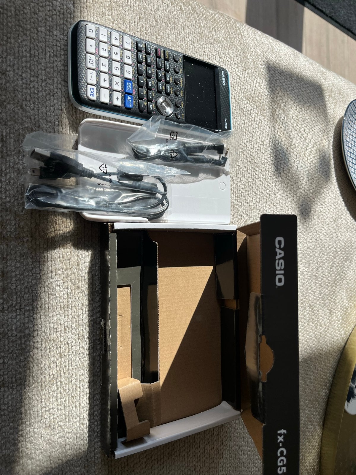 Casio fx-CG50, Diversen, Rekenmachines, Ophalen of Verzenden, Grafische rekenmachine, Zo goed als nieuw