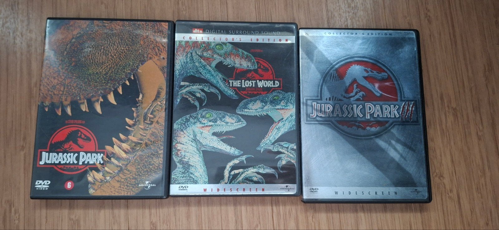 Jurassic Park Trilogie DVD, Nederlands, Vanaf 12 jaar, Gebruikt, Engels