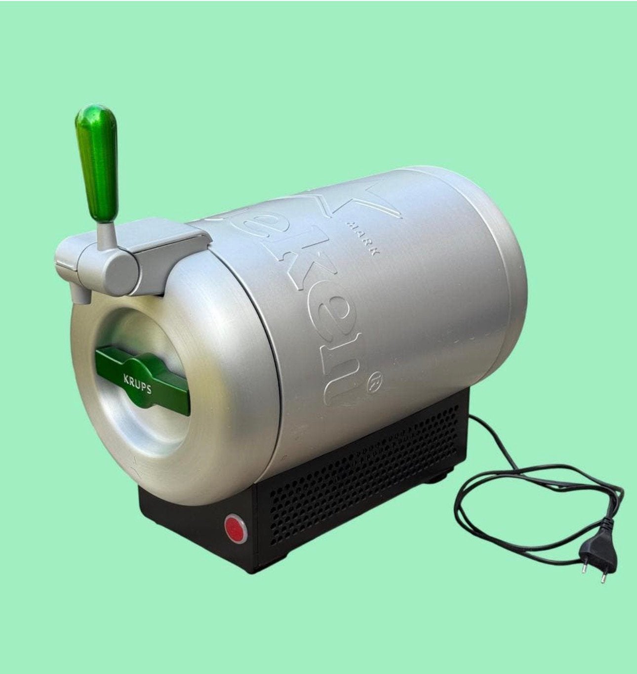Heineken/Krups THE SUB Thuistap-Vintage Design Eyecatcher!, Witgoed en Apparatuur, Thuistaps, Ophalen of Verzenden, Zo goed als nieuw