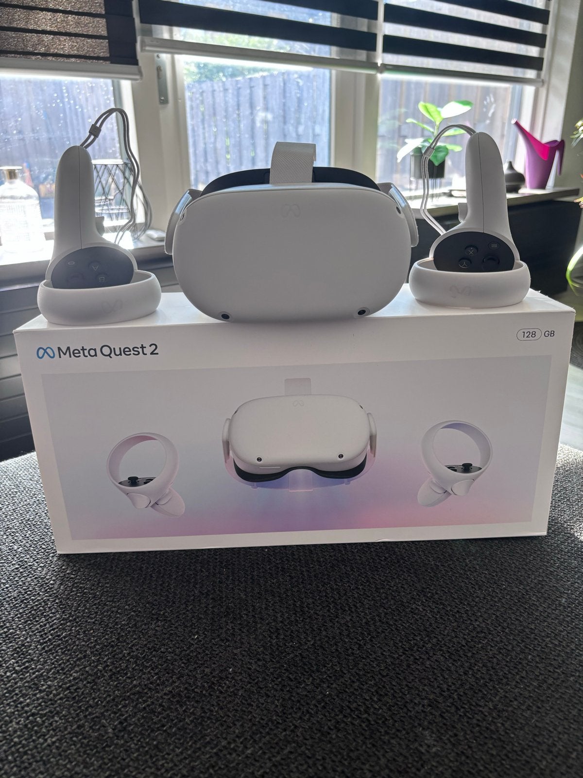 Meta Quest 2 VR-bril 128 GB - Zo goed als nieuw, Spelcomputers en Games, Virtual Reality, Ophalen of Verzenden, Zo goed als nieuw