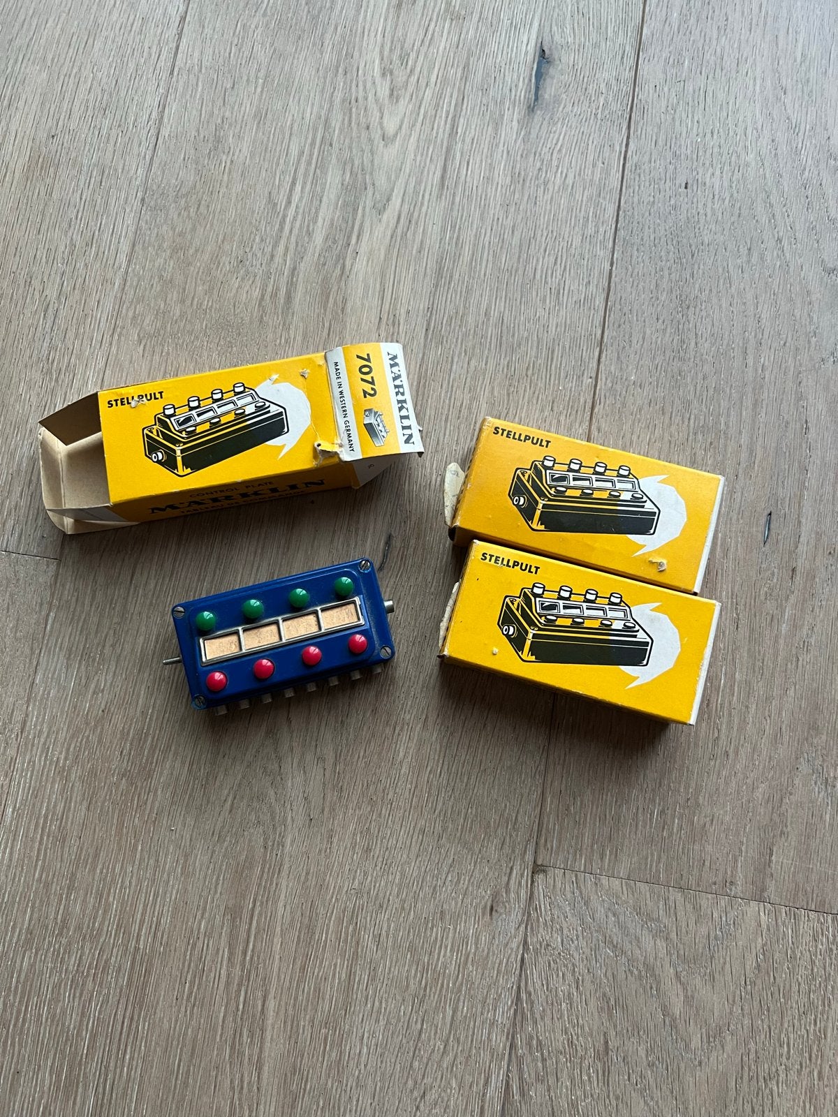 Märklin 7072 Stellpult - Control Plate met originele doosjes, Ophalen, Wisselstroom, Gebruikt, Overige typen