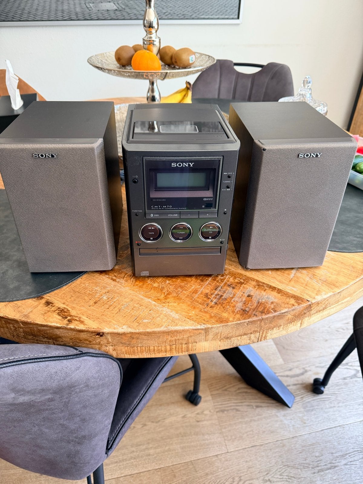 Sony CMT-M70 Microset met CD-speler en Speakers, Ophalen, Gebruikt, Microset, Sony
