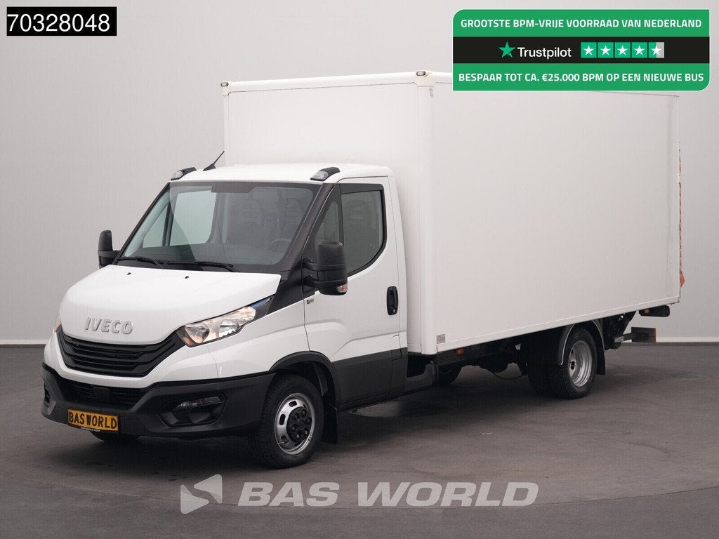 Iveco Daily 35C16 Laadklep Dubbellucht 160PK Bakwagen Airco, Auto's, Stof, Gebruikt, Euro 6, Iveco