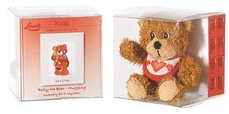 Borduurpakket Sleutelhanger Bollie de beer Hugging 35031, Hobby en Vrije tijd, ., Nieuw, Ophalen of Verzenden, .