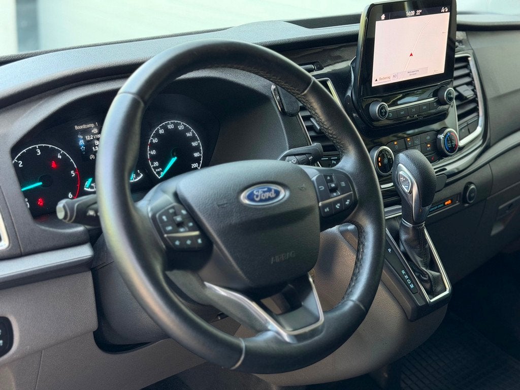 Ford Transit Custom 300 2.0 TDCI|170pk|L2H1|ACC|DC|Raptor, Auto's, Bestelauto's, 15 km/l, 4 cilinders, Leder, Bedrijf