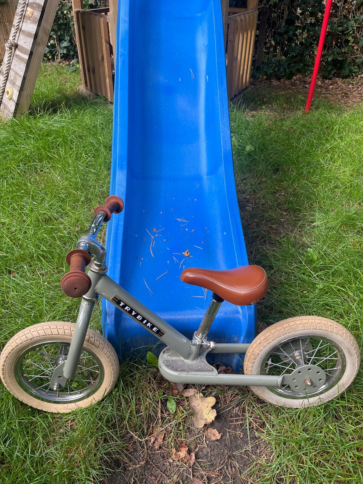 Trybike loopfiets - Groen - ook driewieler, Ophalen, Gebruikt, Minder dan 16 inch
