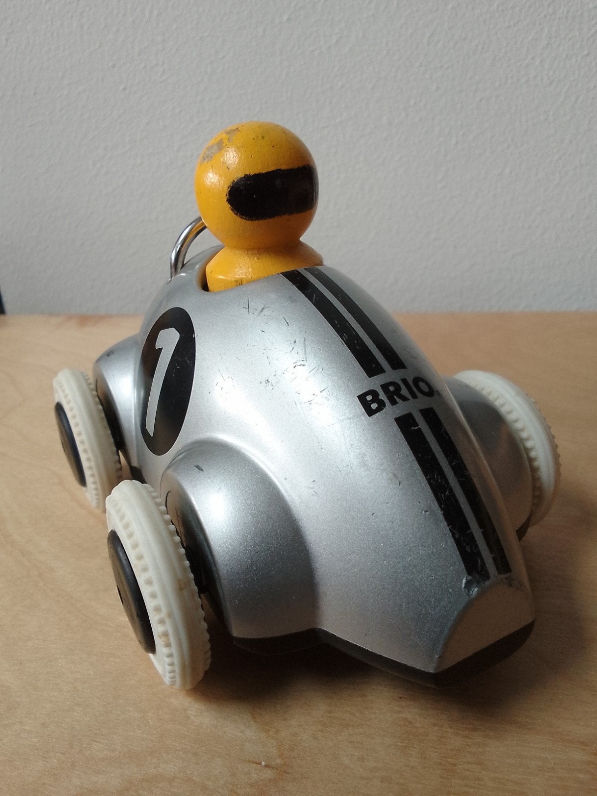 Brio Push & Go race auto zilverkleurige editie (model 30232), Ophalen of Verzenden