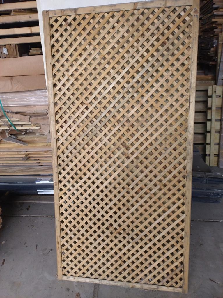 Trellie scherm 90x180, Tuin en Terras, Ophalen, 200 cm of meer, 150 tot 200 cm