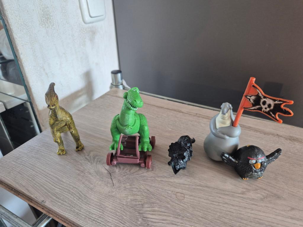6 actie figuren, Ophalen of Verzenden, Zo goed als nieuw