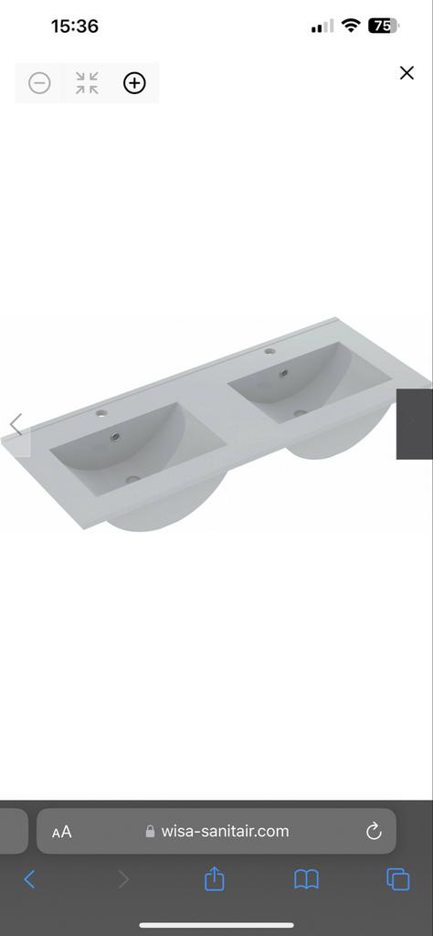 Nieuwe Ideal Standard Wastafel 120 cm - Moderne Badkamer, Ophalen, Nieuw