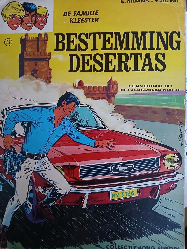 De Familie Kleester - Bestemming Desertas (1968), Eén stripboek, Ophalen of Verzenden, Gelezen
