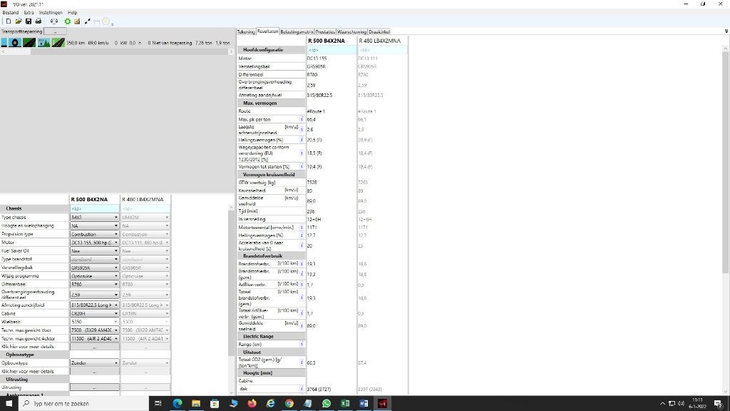 Voertuig Optimizer 1.0, Verzenden