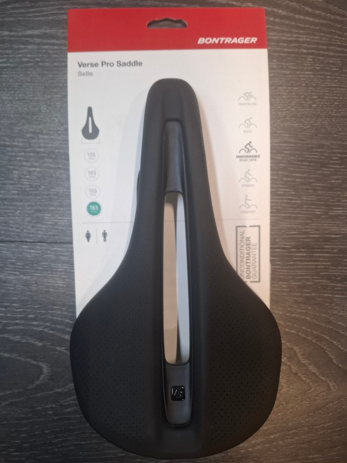 Nieuw Bontrager Verse Pro Zadel 165mm - Race/MTB/Fitness, Mountainbike, Nieuw, Ophalen of Verzenden, Bontrager