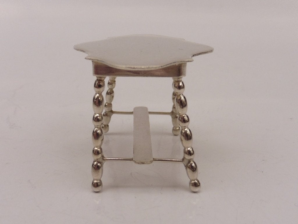 Zilveren miniatuur Tafel                                Z448, Ophalen of Verzenden, Zilver