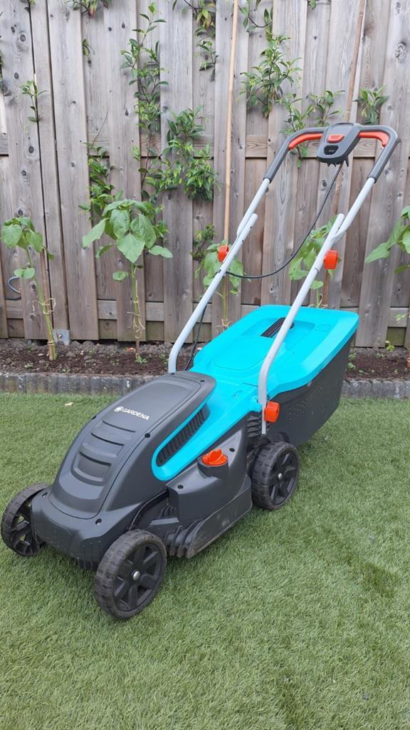 Gardena  Gebruikte Elektrische Grasmaaier, Tuin en Terras, Grasmaaiers, Ophalen, Cirkelmaaier, Gebruikt, Elektrische grasmaaier