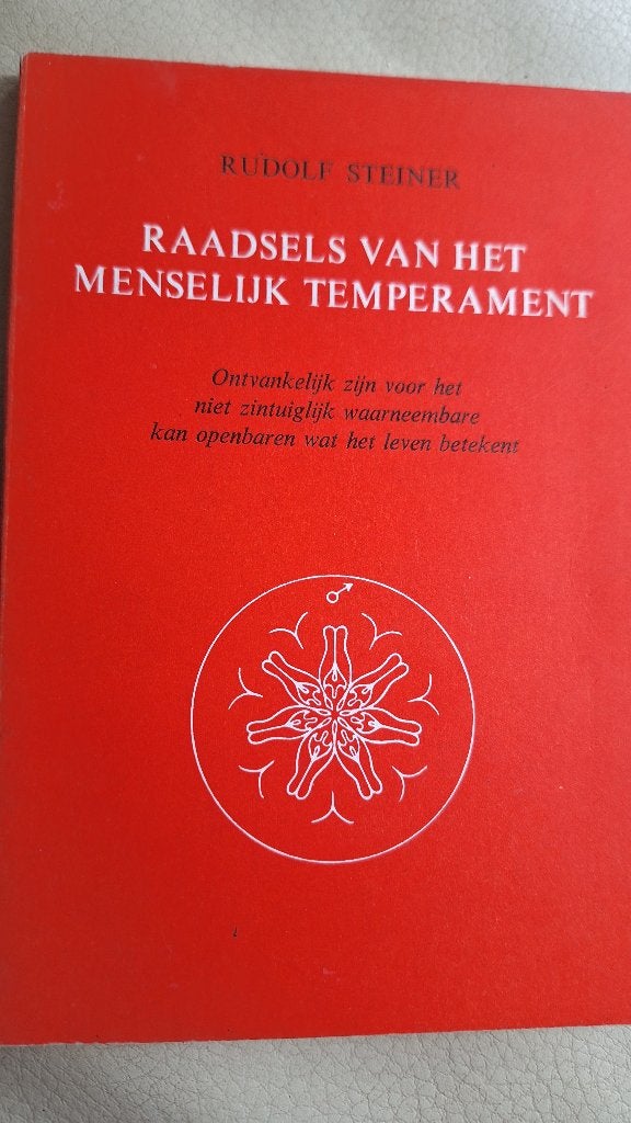 Raadsels van het menselijk temperamet, Ophalen of Verzenden, Zo goed als nieuw, Rudolf Steiner, Natuurwetenschap