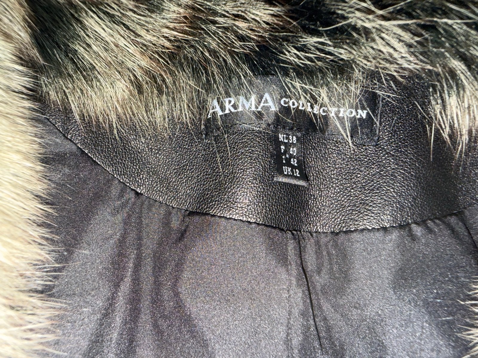 ARMA Collection Leren Bodywarmer met Bont - Maat M, Ophalen of Verzenden, Zo goed als nieuw, Maat 38/40 (M), Zwart