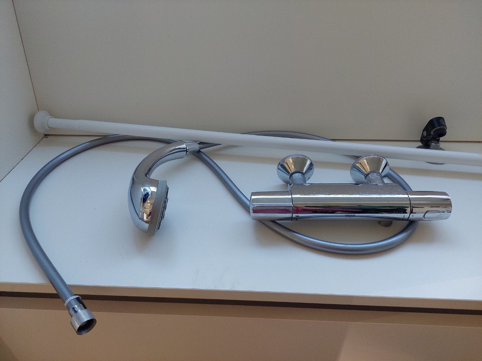 Thermostaatkraan grohe + douche set, Doe-het-zelf en Verbouw, Ophalen of Verzenden, Douche