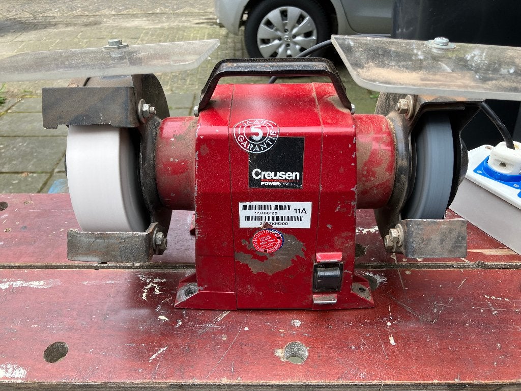 Creusen DS-7150TS slijpmachine, Ophalen of Verzenden, Gebruikt, Minder dan 700 watt, Haakse handslijpmachine
