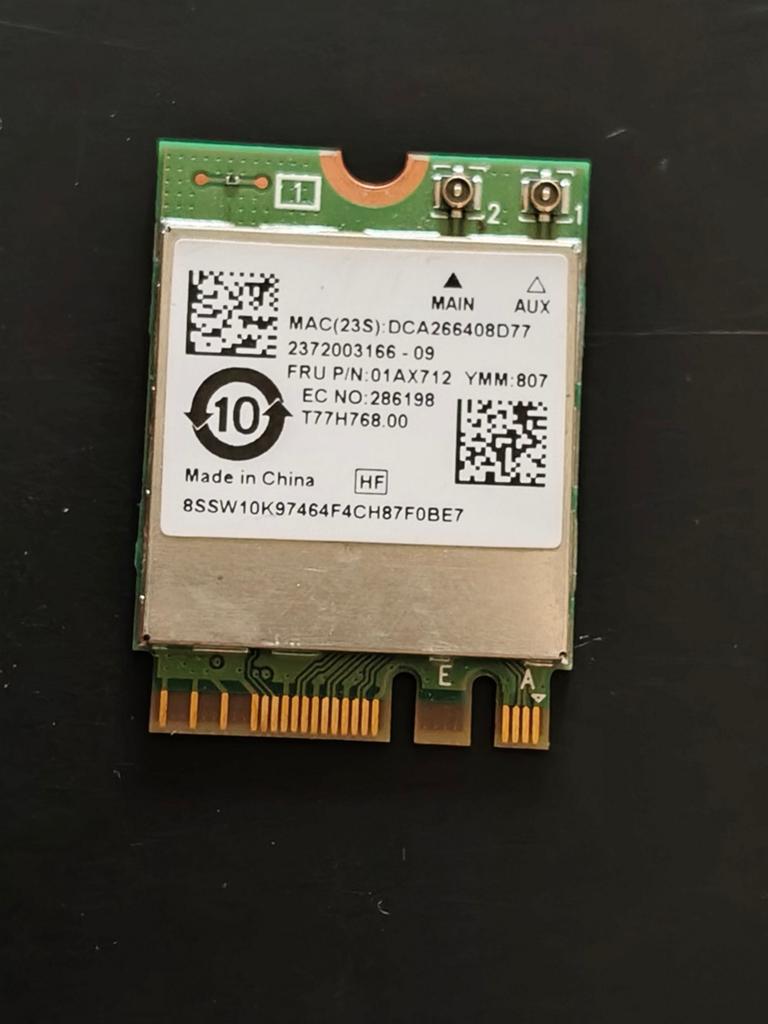 Lenovo network card Realtek RTL8822BE, Ophalen of Verzenden