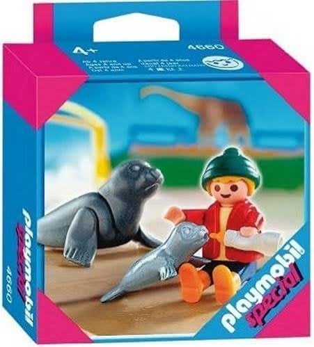 Playmobil Special Plus 4660 Zeehondenverzorger met zeehonden, Complete set, Nieuw, Special plus, Ophalen of Verzenden