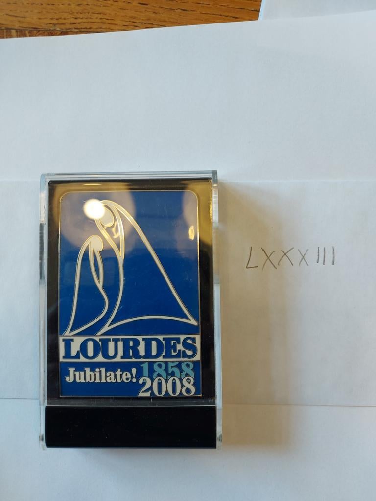 Gedenkplaquette lourdes, Verzenden, Overige onderwerpen