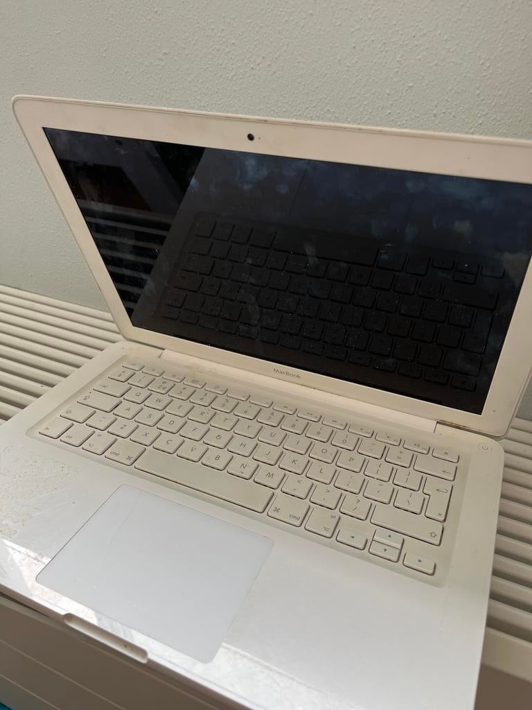 Apple MacBook (2009) - Wit, 13 inch, zie omschrijving, Minder dan 4 GB, Qwerty, 13 inch, Minder dan 2 Ghz