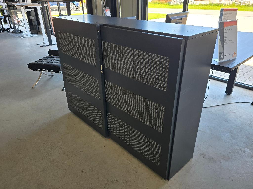 Akoestische kast archiefkast 160x120x46 cm antraciet, Huis en Inrichting, Kasten | Roldeurkasten en Archiefkasten, 100 tot 150 cm