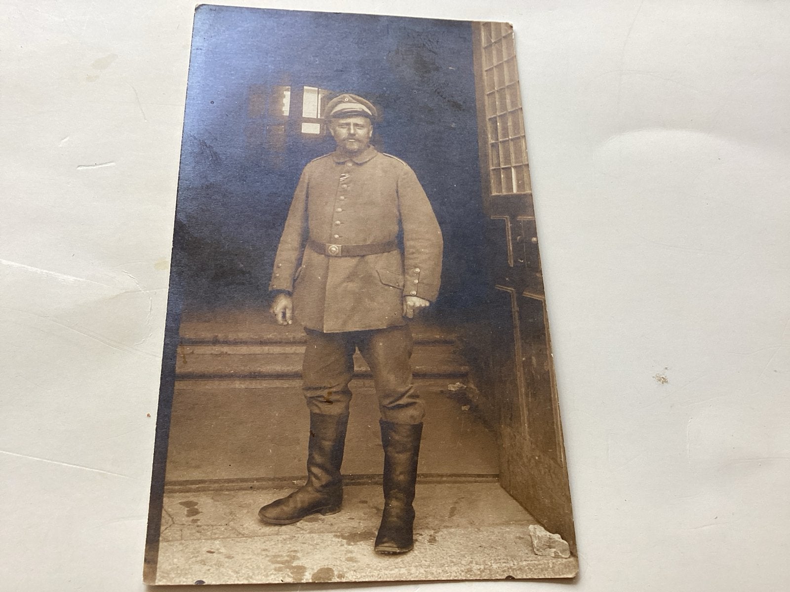 Oude Duitse militaire ansichtkaart - WO1 soldaat, Verzamelen, Ophalen of Verzenden, Duitsland