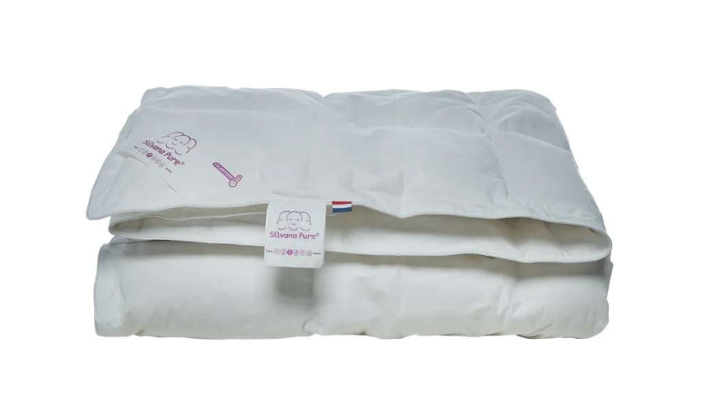 Silvana Pure dons dekbed uit 6 warmteklasse GRATIS RITUALS, Eenpersoons, Wit, Dekbedovertrek, Nieuw