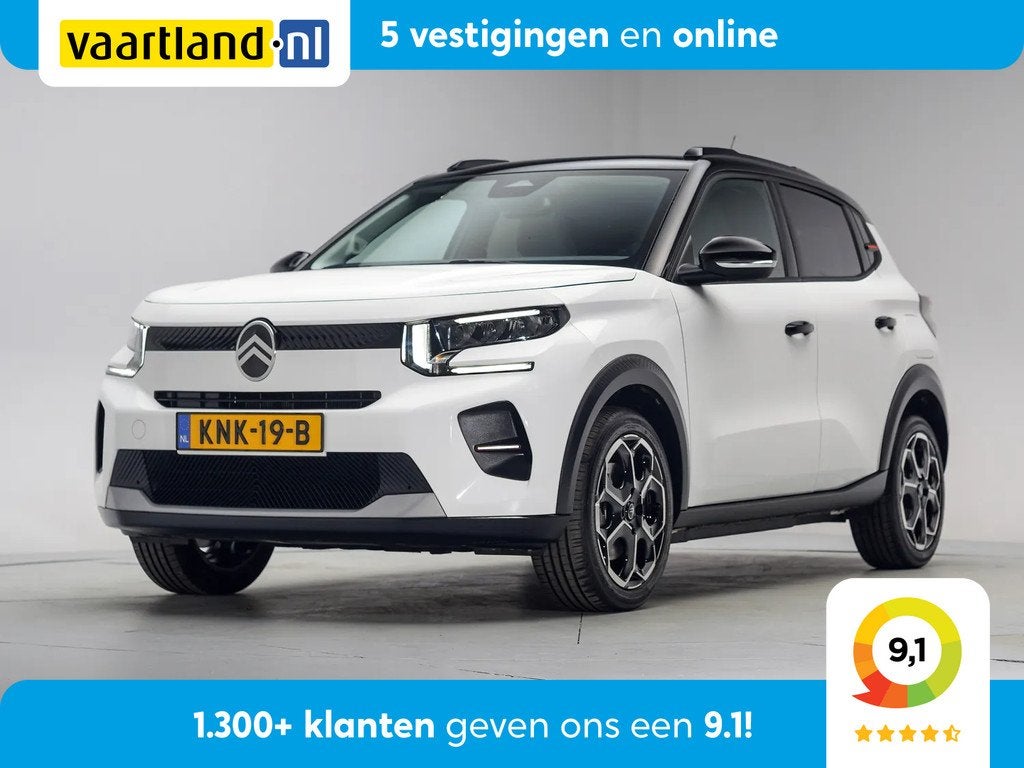 Citroën ë-C3 Max 113pk 44 kWh [ Clima /ECC Half- leder App, Auto's, Automaat, 0 cilinders, Gebruikt, Leder