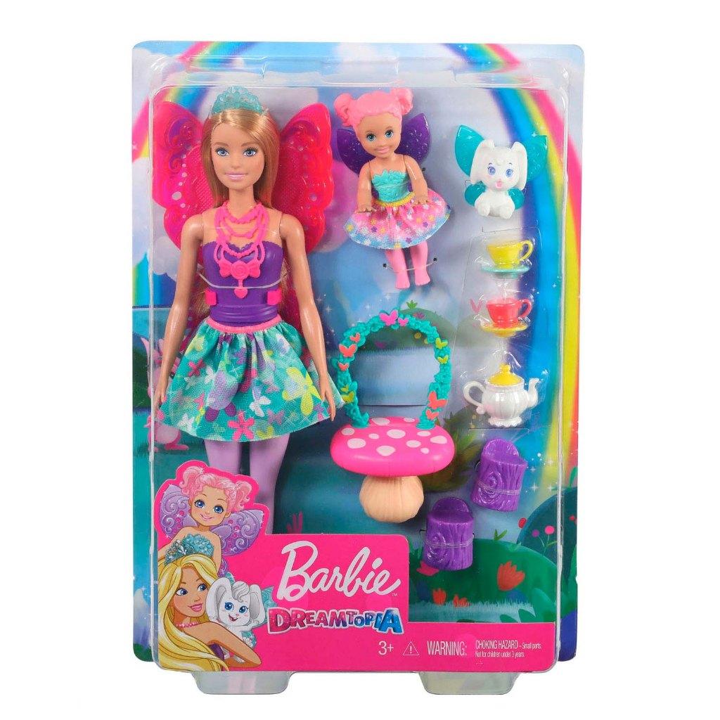 Barbie: Dreamtopia Speelset: Feeen Theekransje, Kinderen en Baby's, Speelgoed | Poppen, Barbie, ., Nieuw, Ophalen of Verzenden