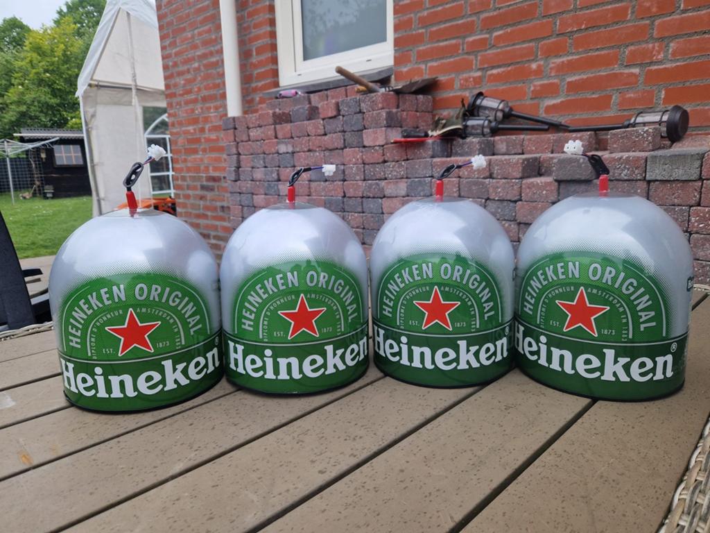 Heineken lampen, Ophalen of Verzenden, Zo goed als nieuw, Overige typen, Heineken