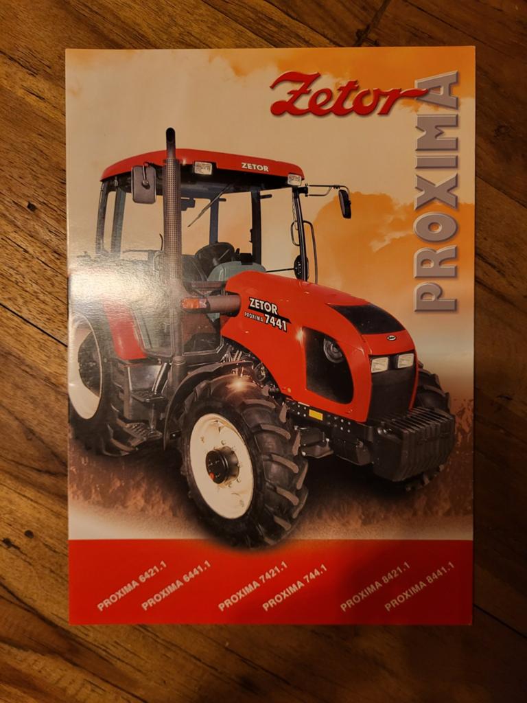 tractor folder Zetor PROXIMA, Ophalen of Verzenden, Zo goed als nieuw