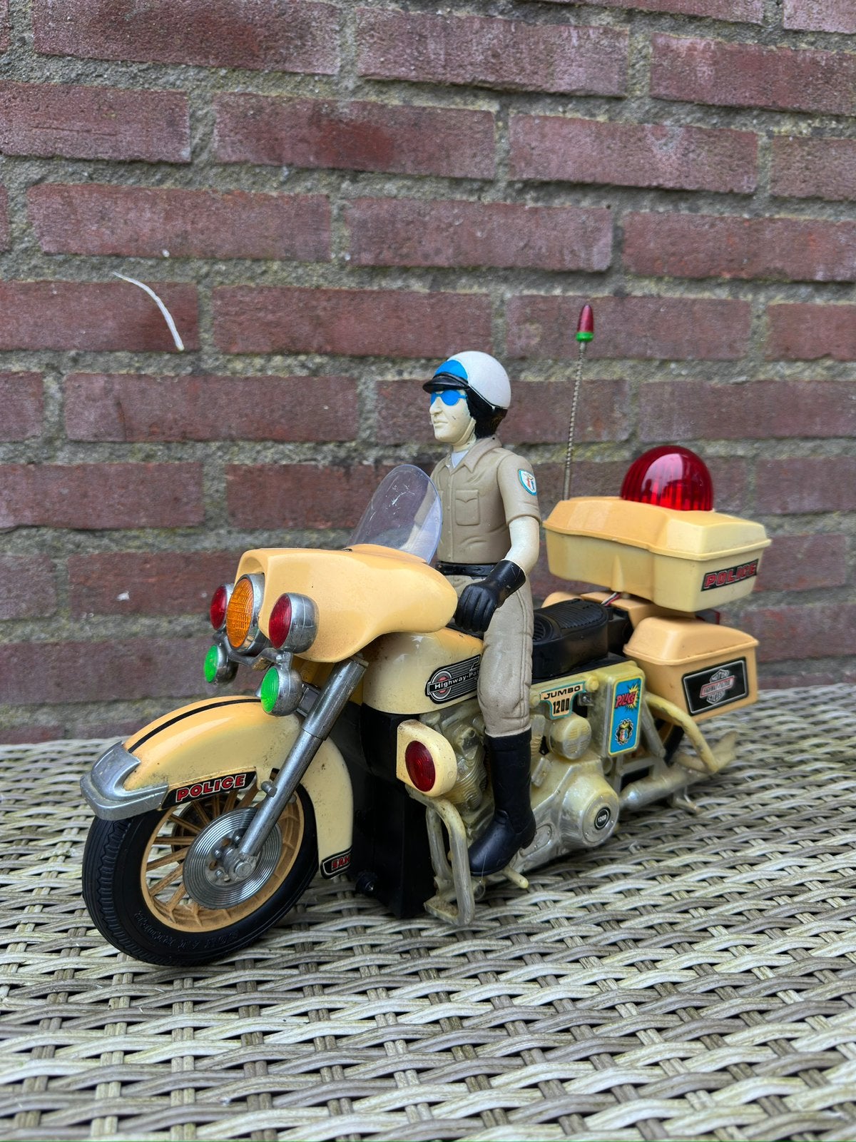 Vintage jumbo 1200 Highway Patrol Police, Antiek en Kunst, Ophalen of Verzenden
