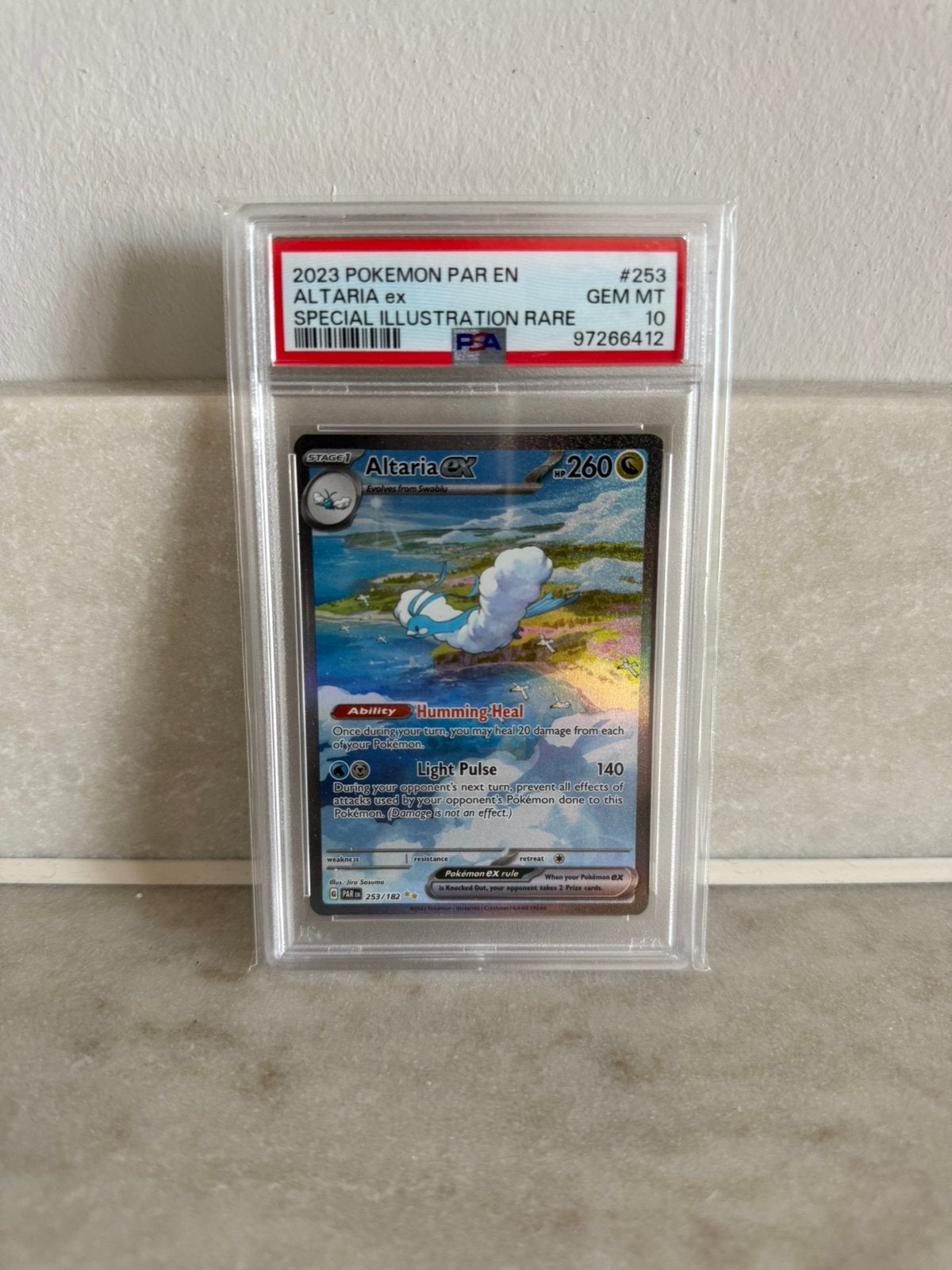 Altaria ex #253 -PSA 10-, Hobby en Vrije tijd, Verzamelkaartspellen | Pokémon, Ophalen, Zo goed als nieuw, Losse kaart, Foil