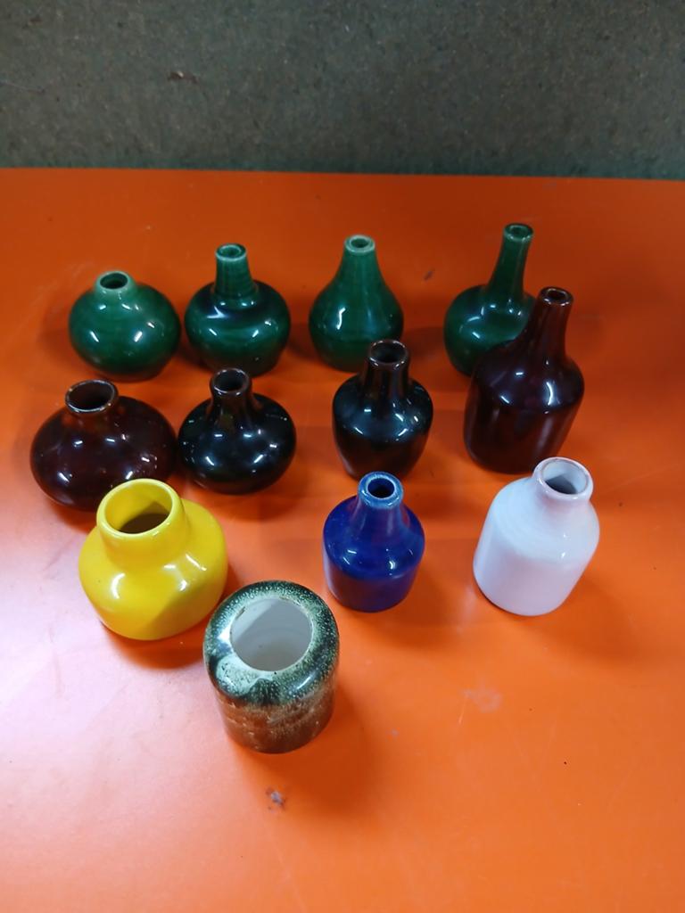 Vintage mini vaasjes, Ophalen of Verzenden