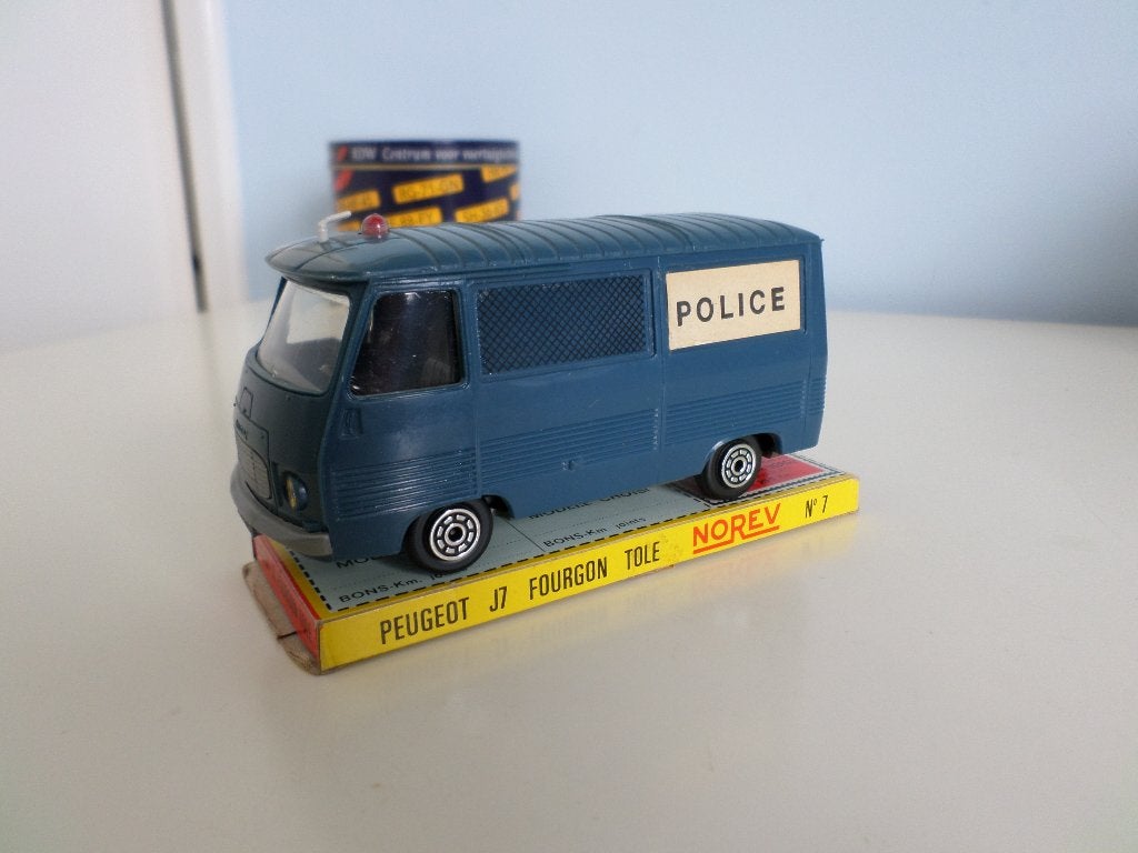 PEUGEOT J7 POLICE van 1954  Norev, Ophalen of Verzenden, Nieuw, Auto, Norev