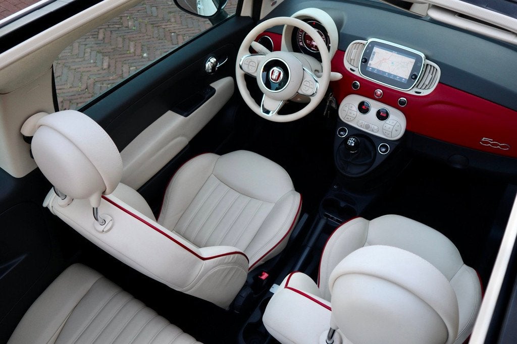 Fiat 500 1.2 Star | Pelle Frau Leder | Beats Audio | Apple C, Voorwielaandrijving, Gebruikt, 4 cilinders, 4 stoelen