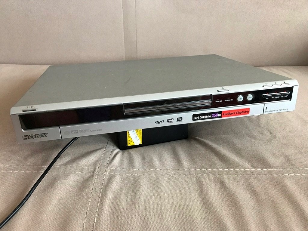 Simpel ZELF video op dvd Sony RDRHX-910 Dvd-hd recorder., Met harddisk, Dvd-recorder, Ophalen of Verzenden, Zo goed als nieuw