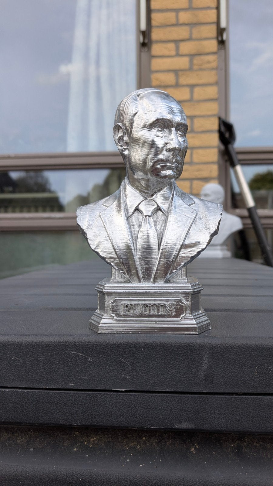 Prachtige buste Vladimir Putin. 14cm, Minder dan 20 cm, Art deco, Buste, Kunststof