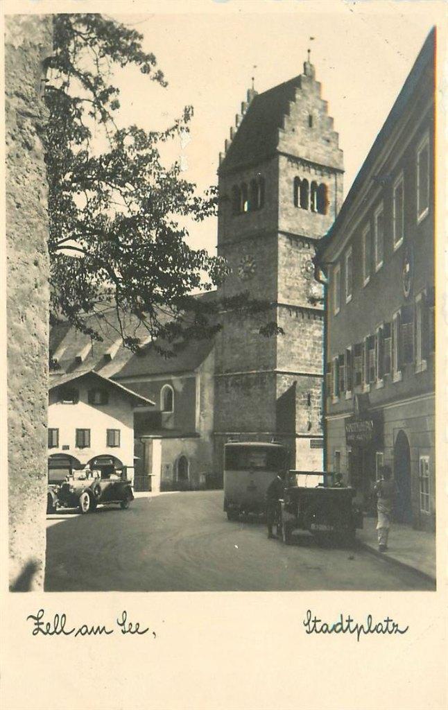701-411-001 Zell am See Stadtplatz, Verzamelen, Verzenden, Voor 1920, Oostenrijk