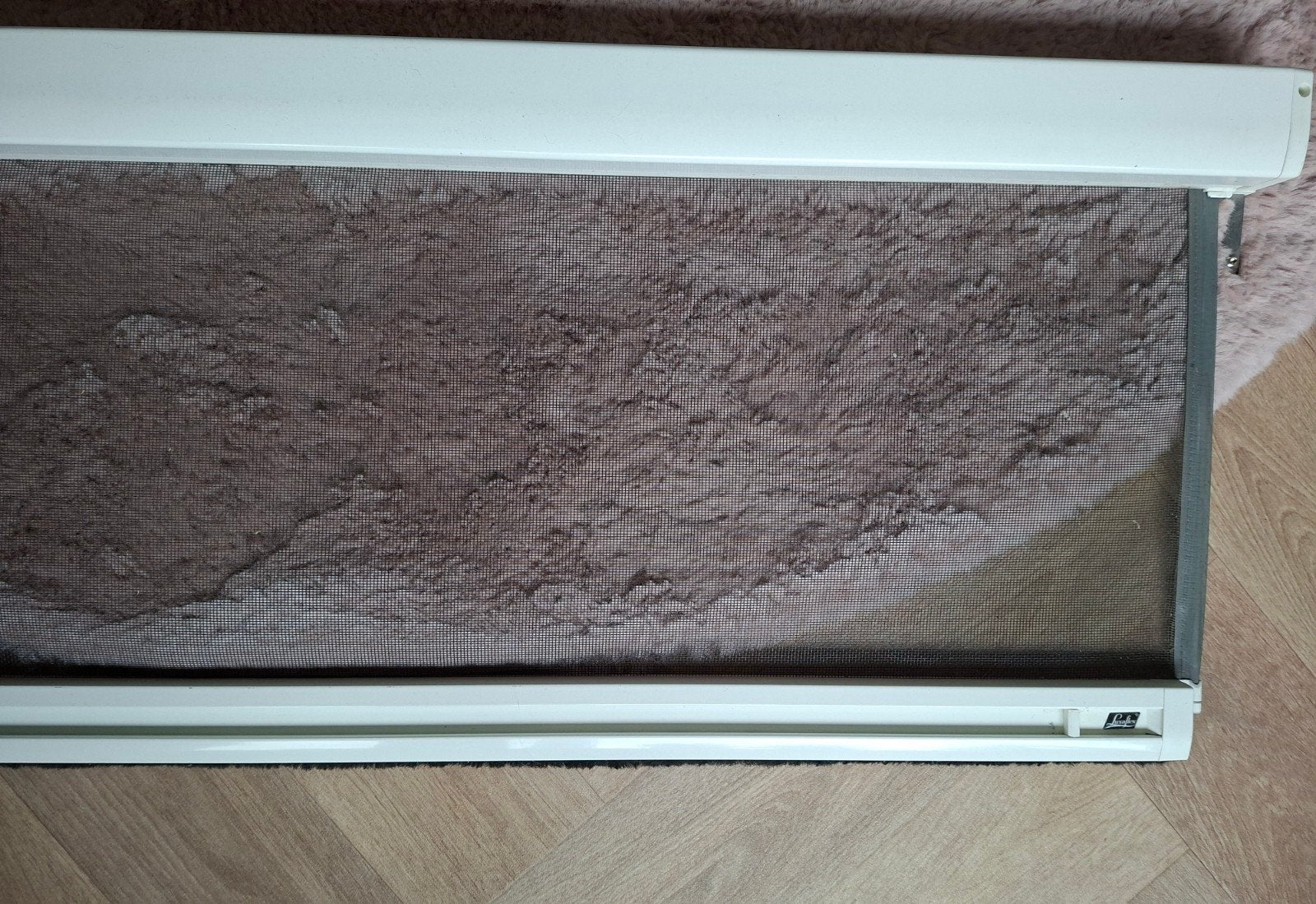 Aangeboden z.g.a.n Luxaflex Super Nova raam muggen rolhor, Ophalen, Zo goed als nieuw, Wit