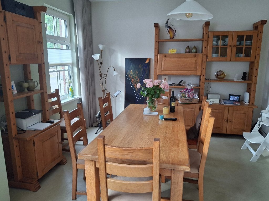 eetkamer, Ophalen of Verzenden, Zo goed als nieuw, 4 tot 6 stoelen
